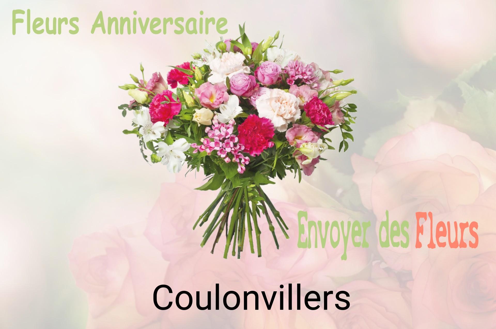 Bouquet de fleurs d’anniversaire livré à Coulonvillers